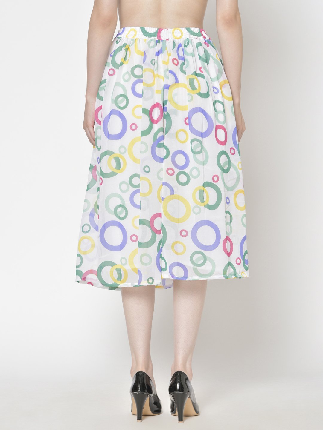 Printed Midi Skirt