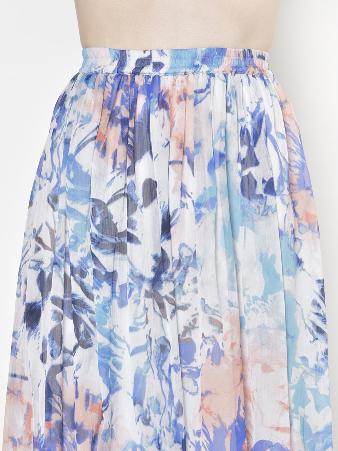 Printed Midi Skirt