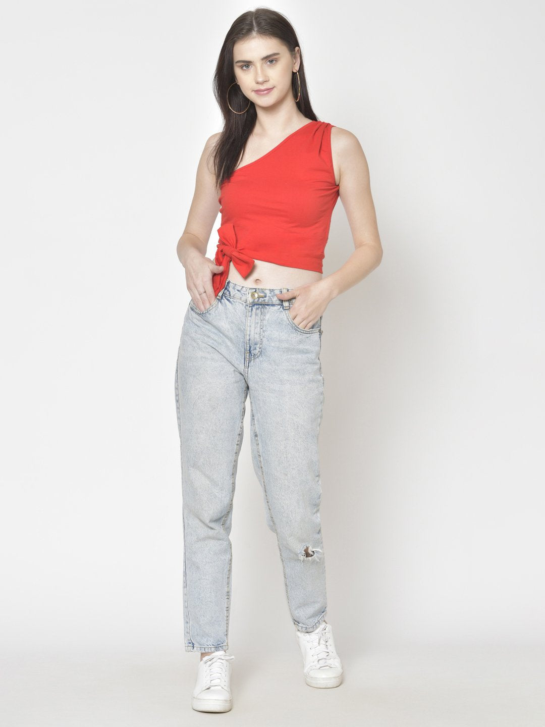 Cation Red Solid Top