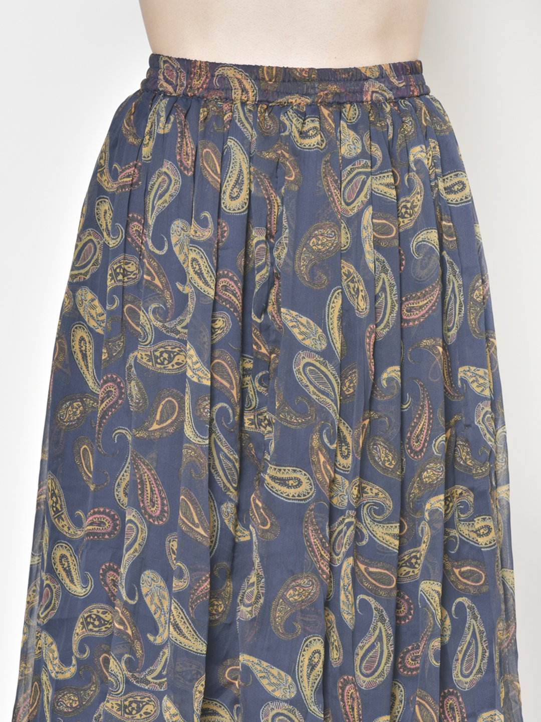 Printed Midi Skirt