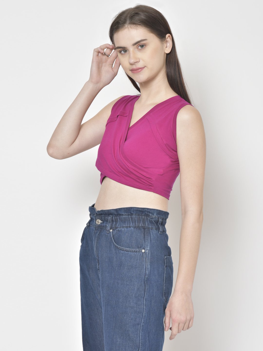 Cation Magenta Solid Top