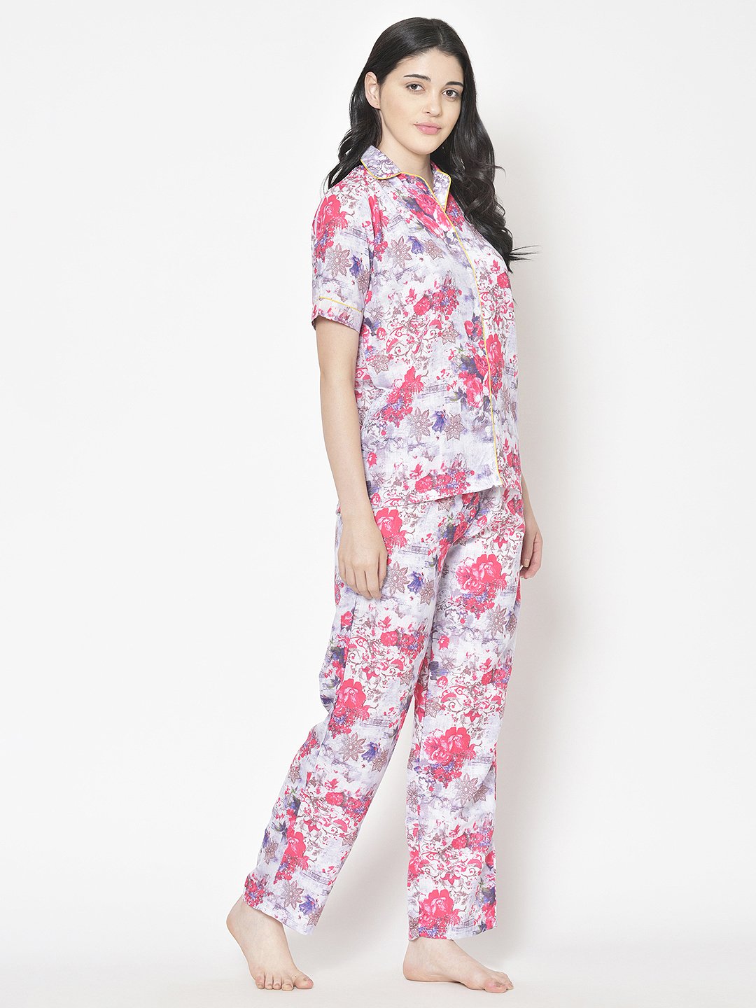 Cation Printed Night Suit