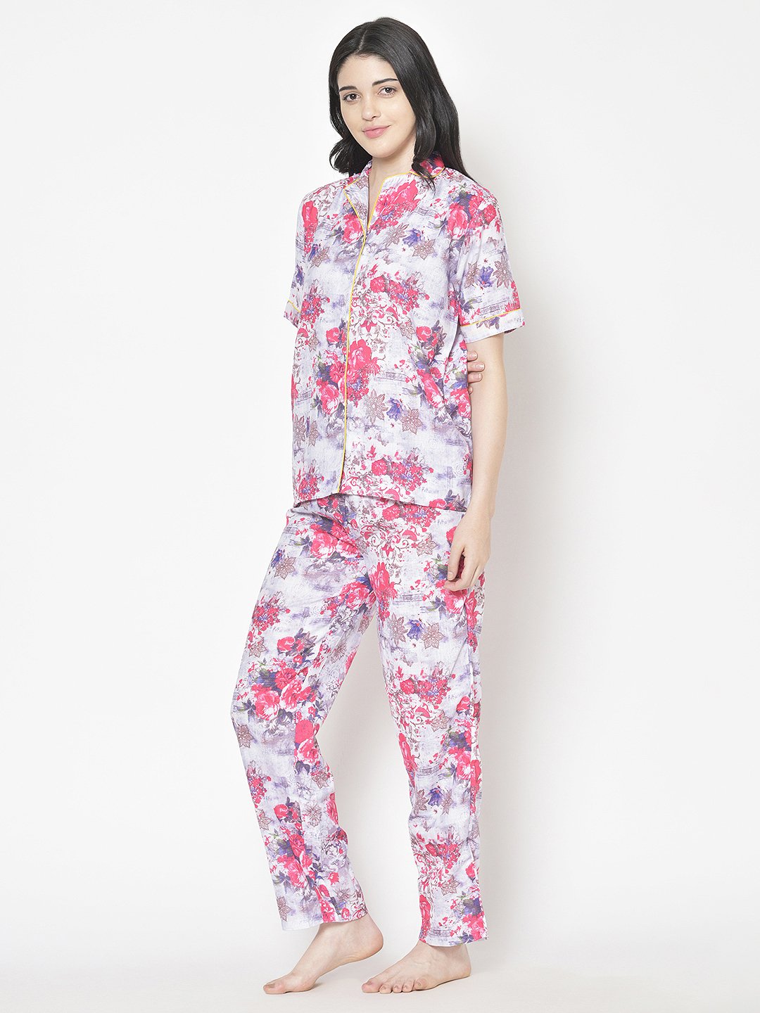 Cation Printed Night Suit