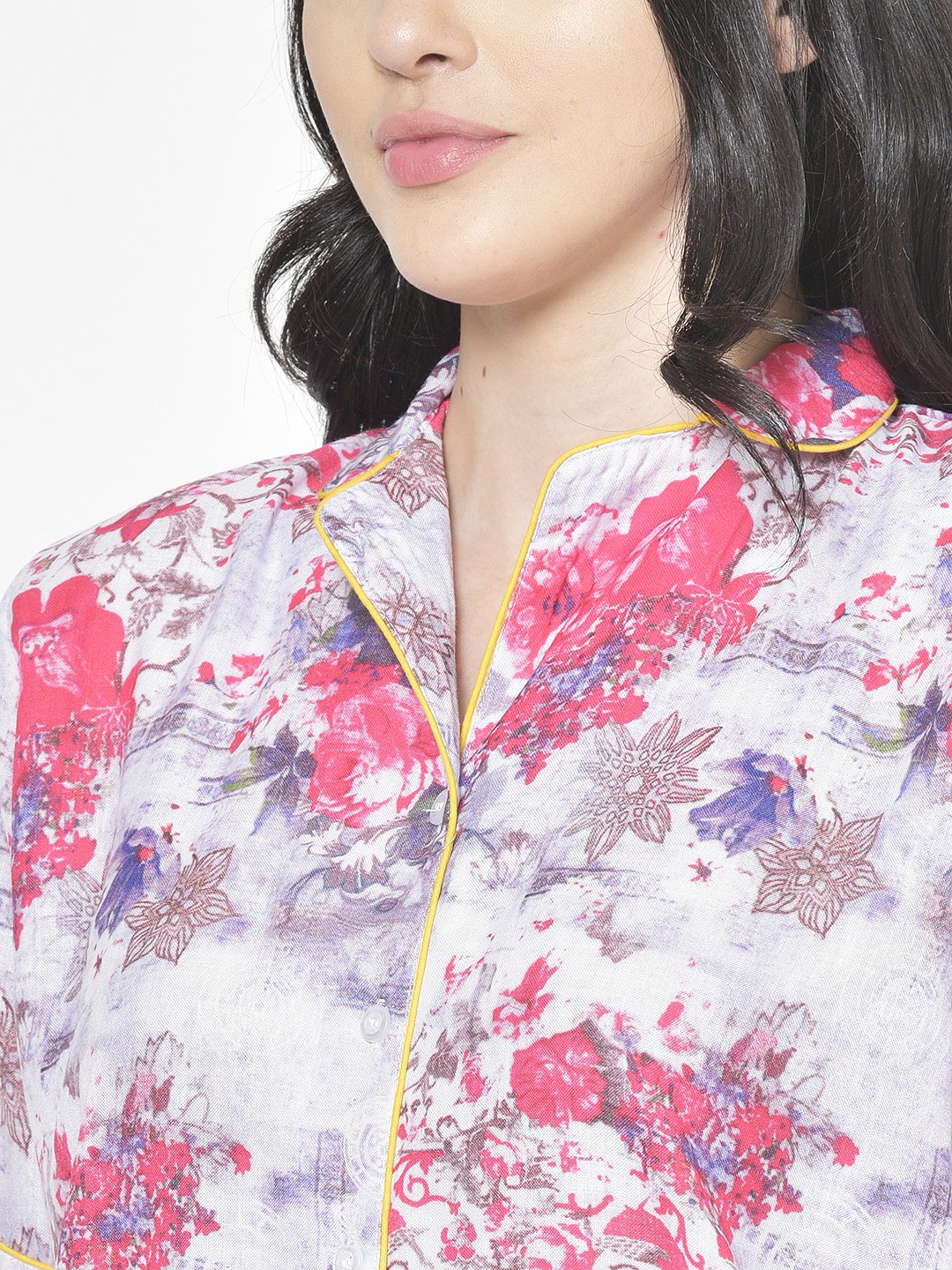Cation Printed Night Suit