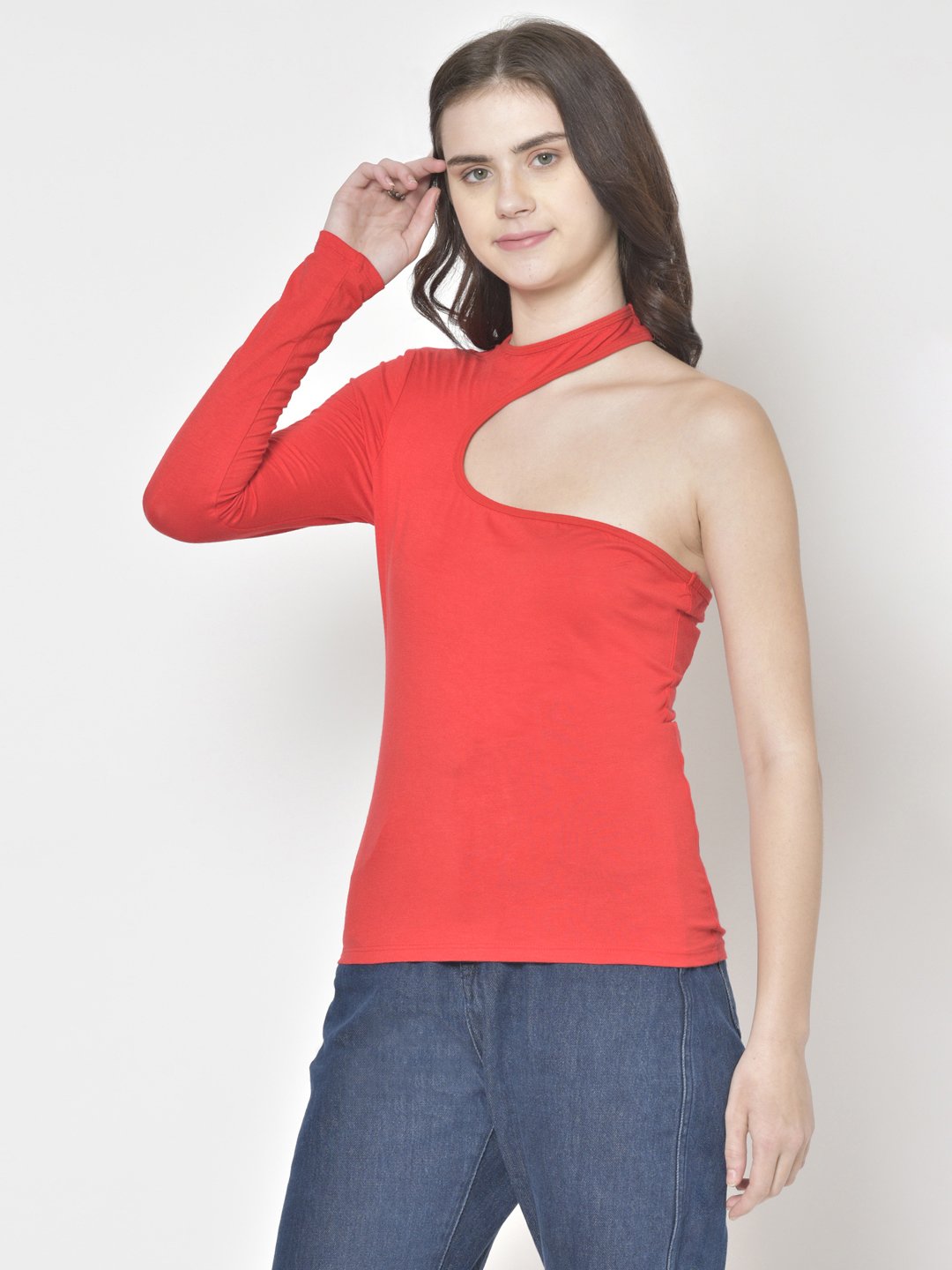 Cation Red Solid Top