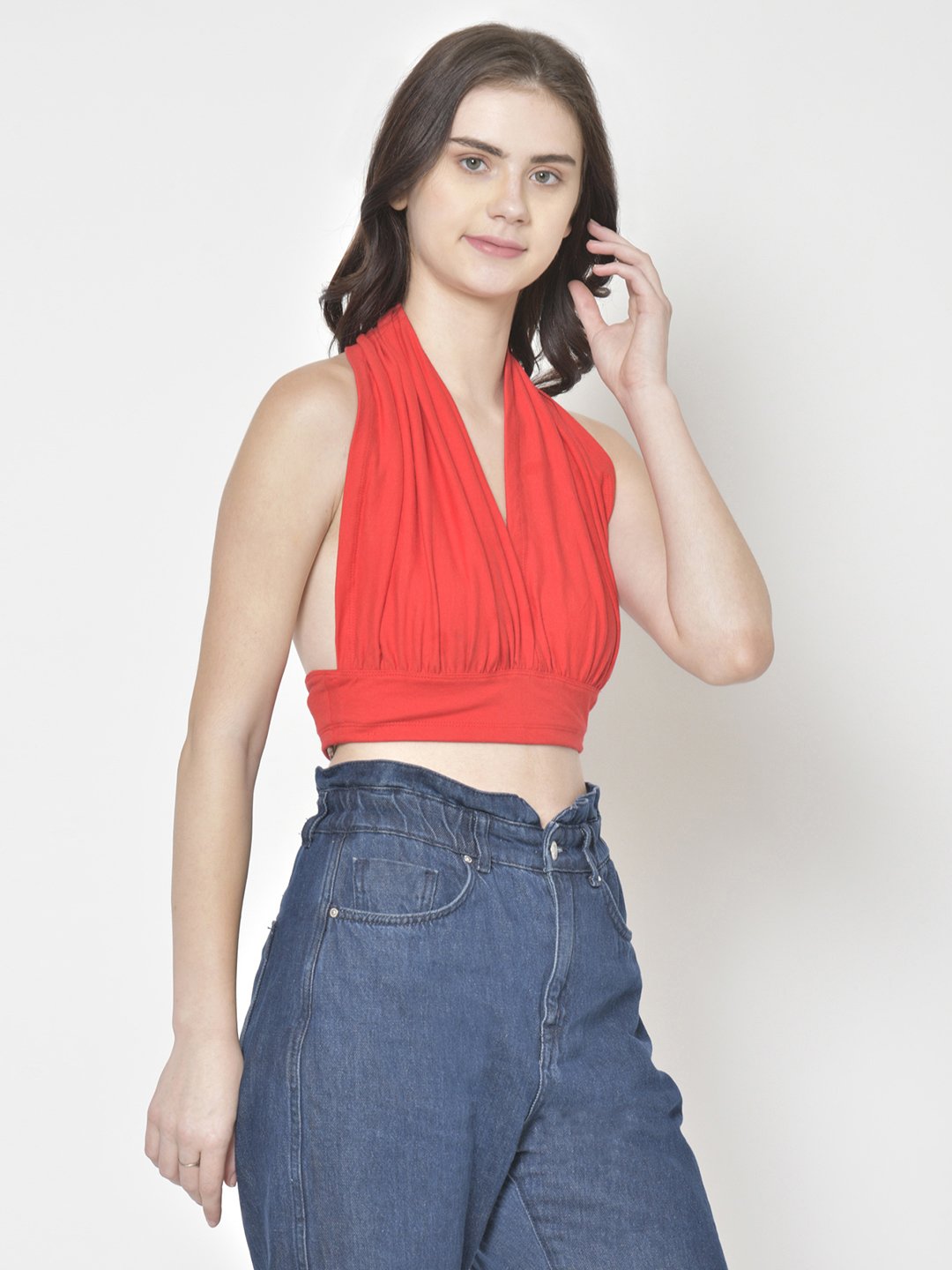 Cation Red Solid Top