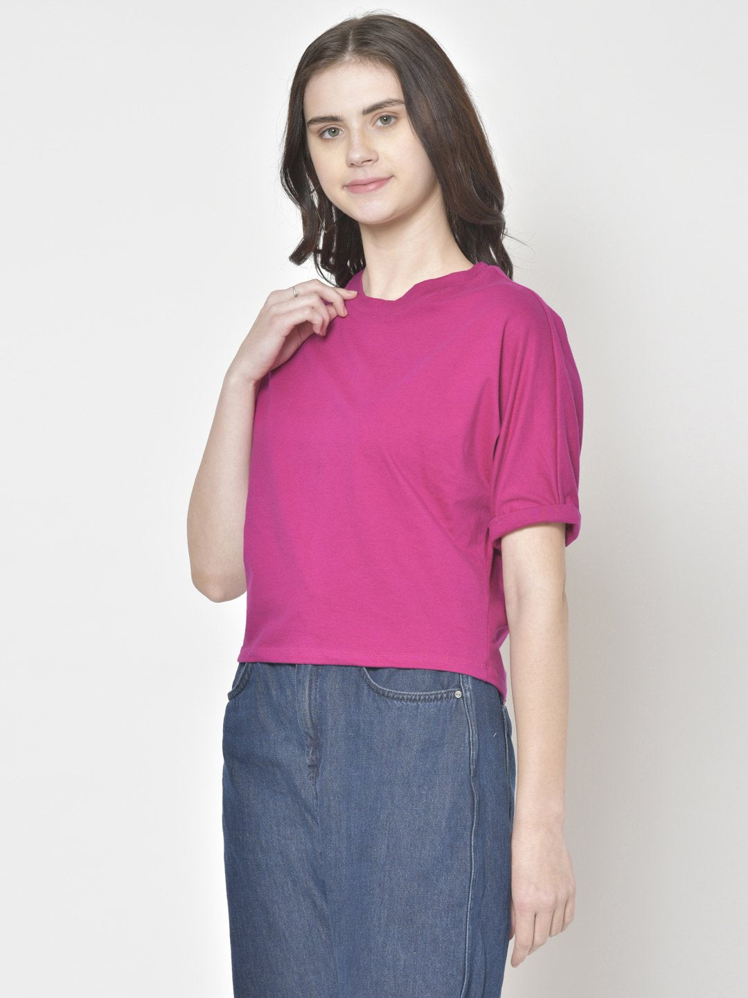 Cation Magenta Solid Top