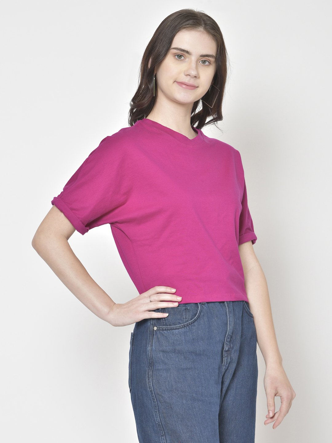 Cation Magenta Solid Top
