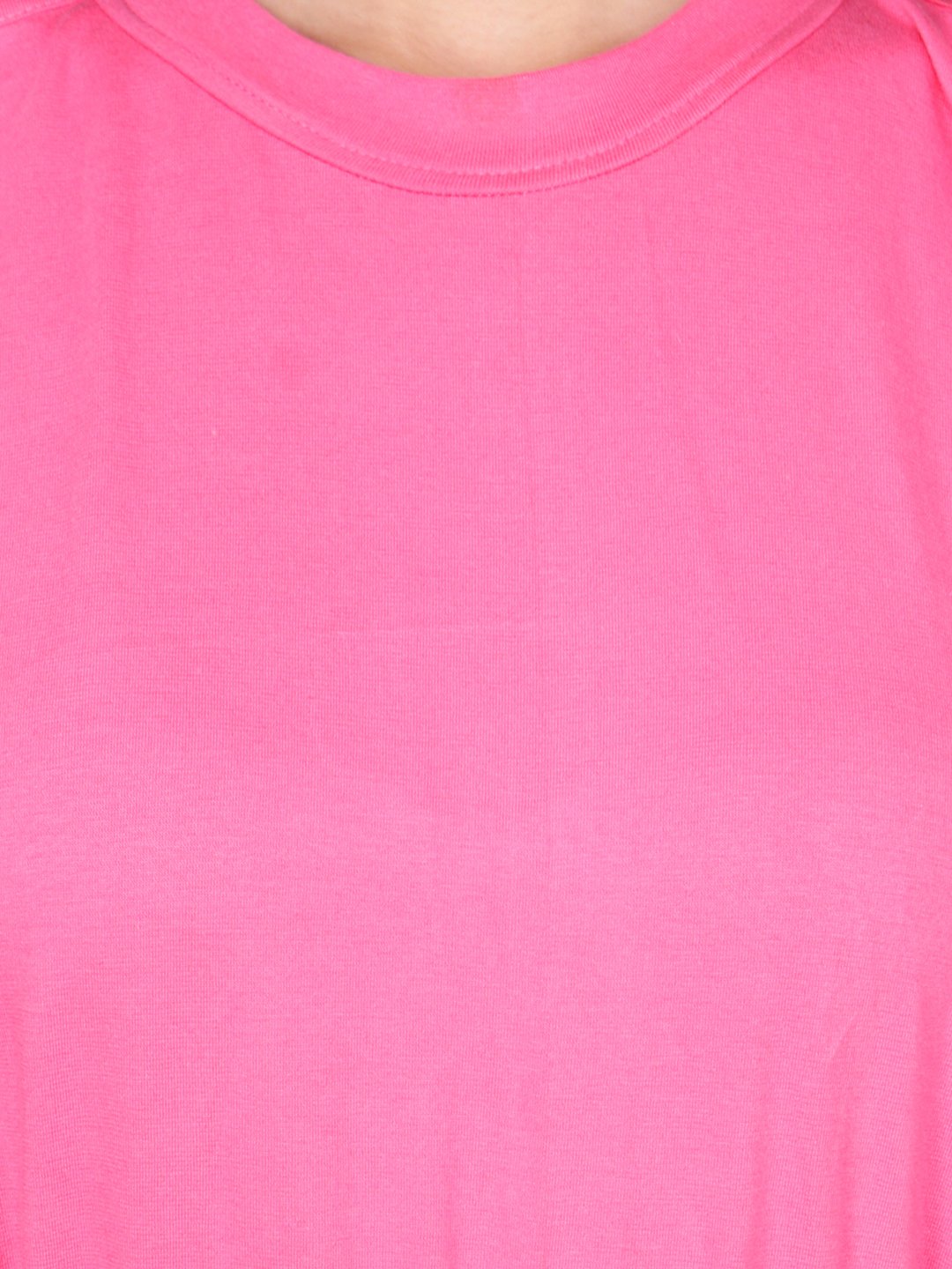 SCORPIUS SOLID PINK CROPTOP