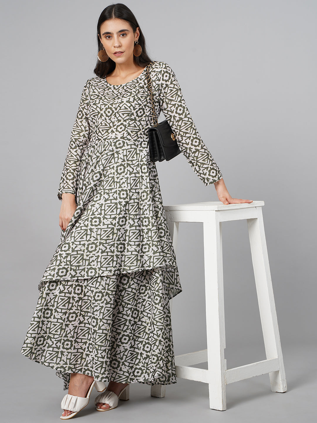 SCORPIUS Grey Maxi Dress