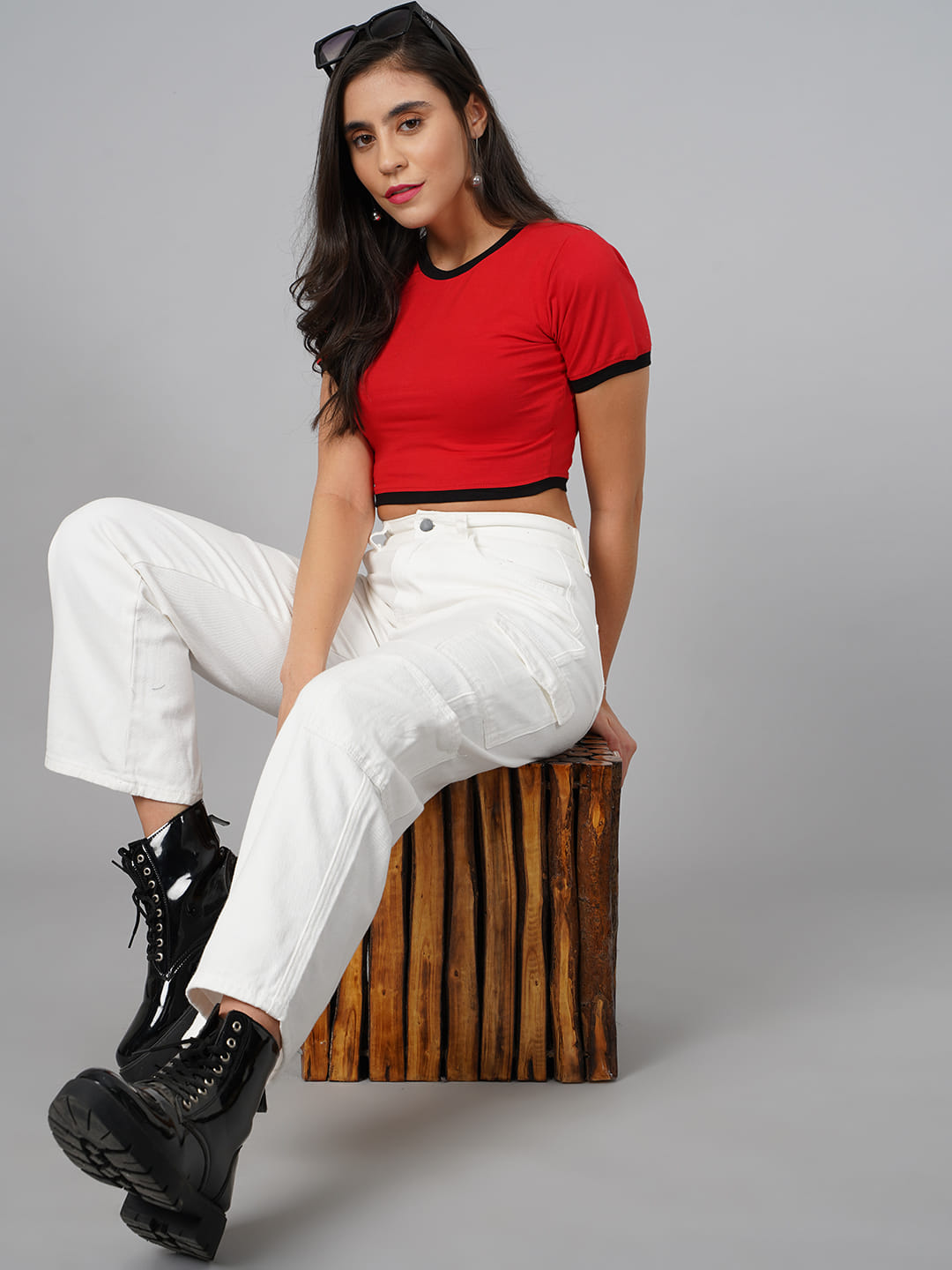 SCORPIUS Red Crop Top