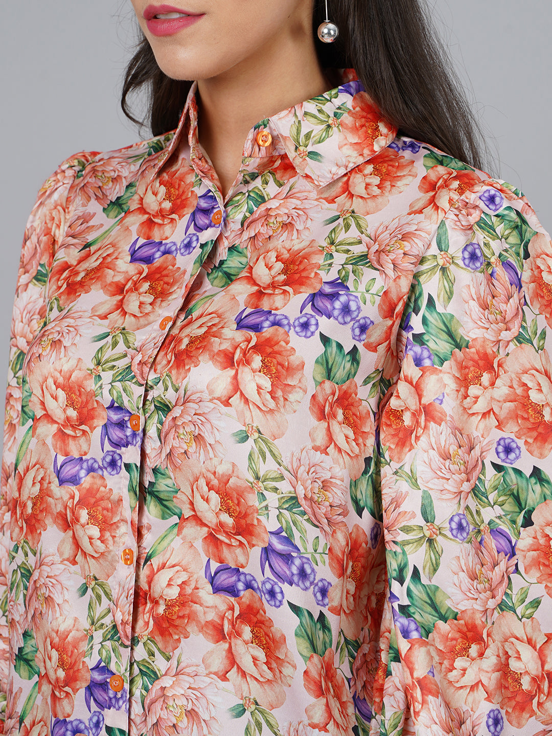SCORPIUS Satin Multicolour Shirt