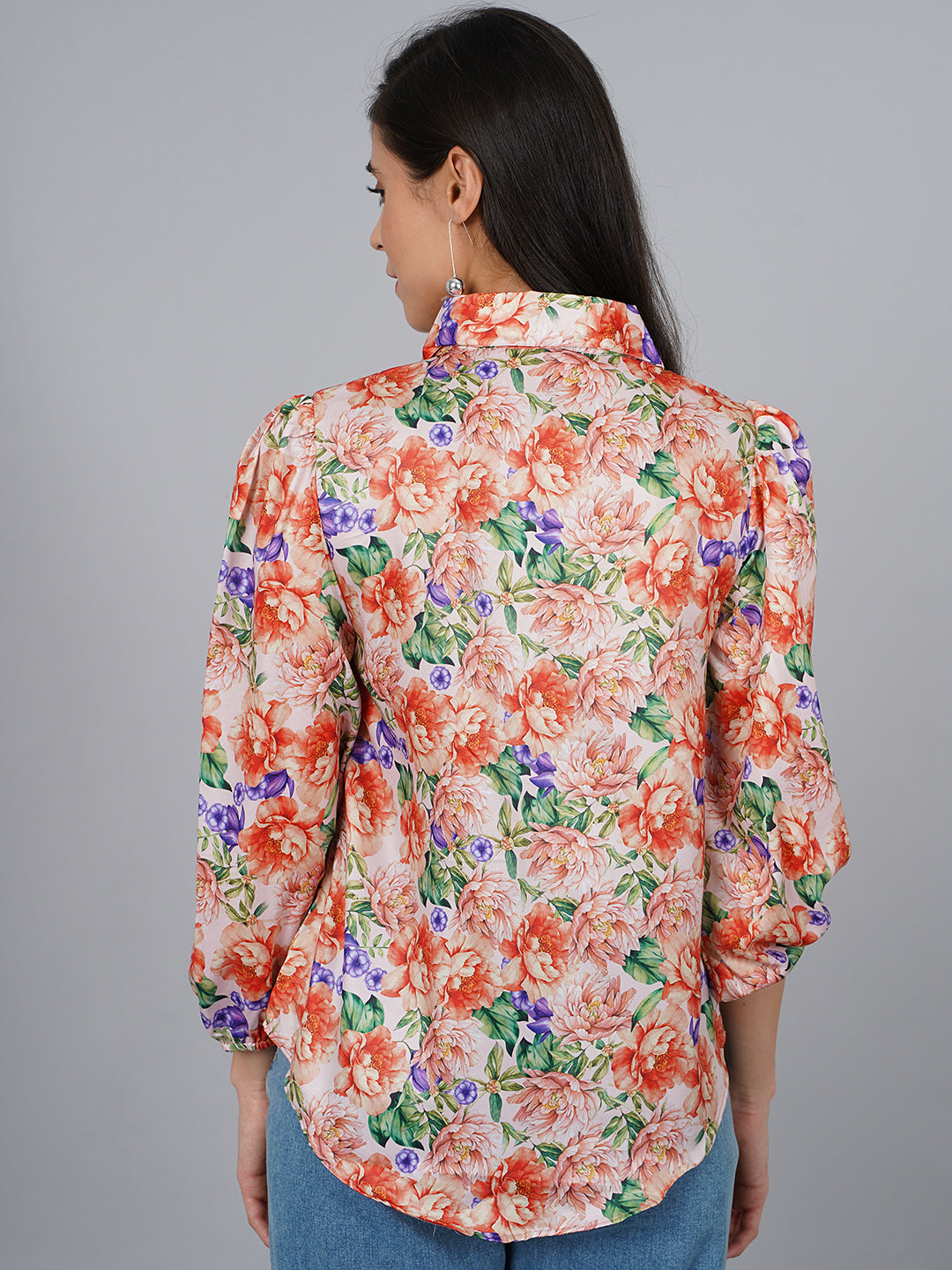 SCORPIUS Satin Multicolour Shirt