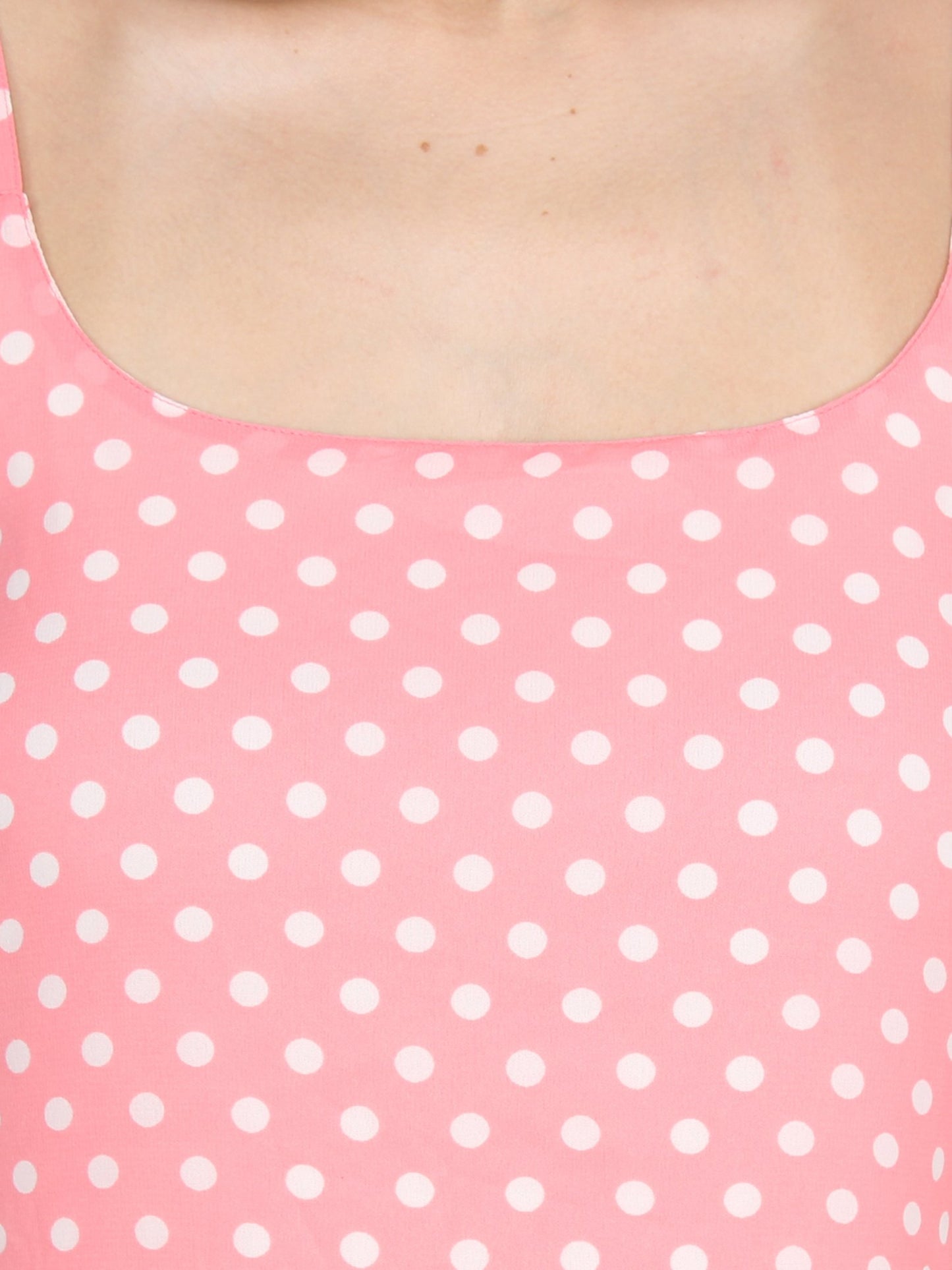 Pink Polka Dot Dress