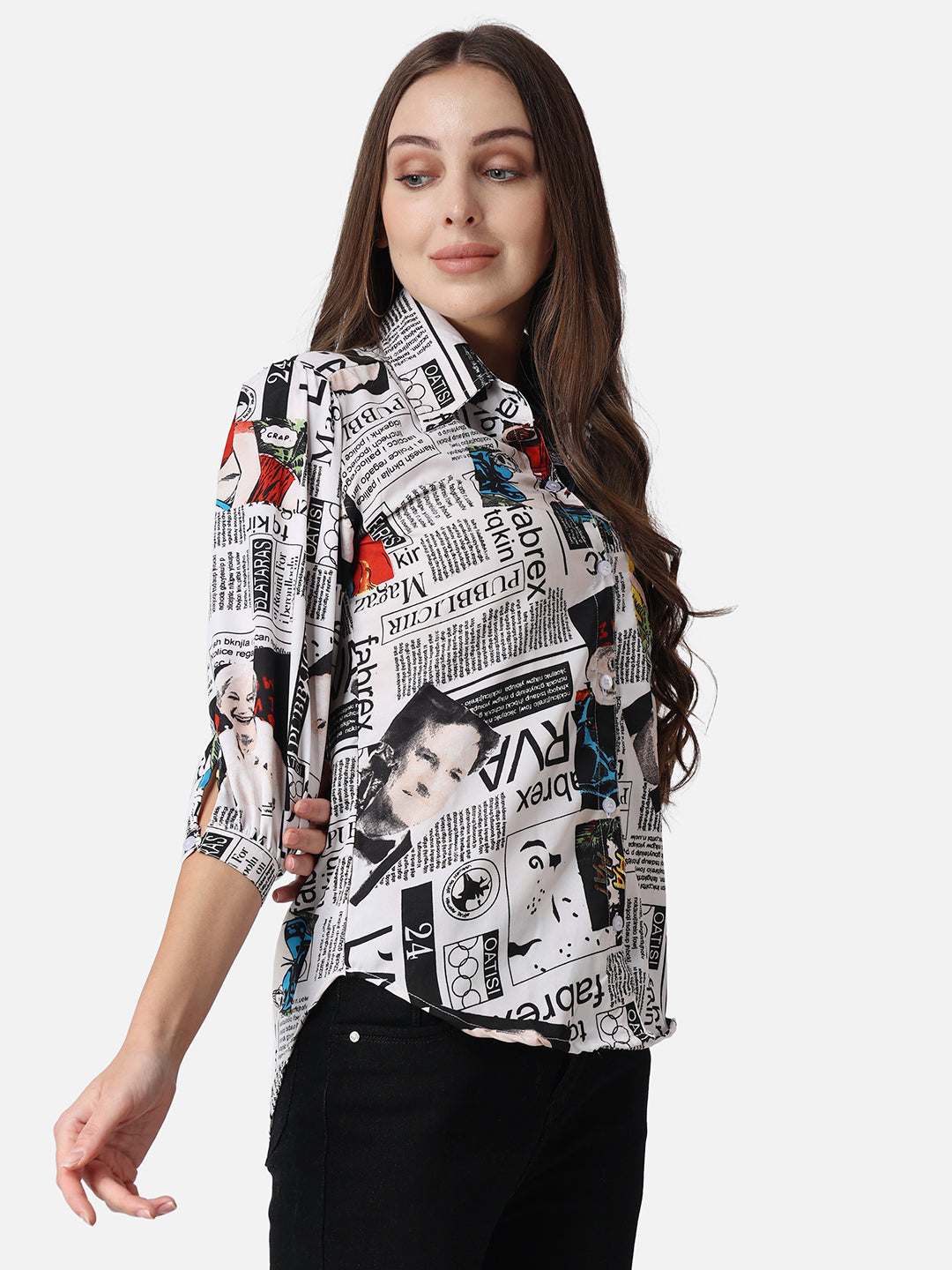 SCORPIUS Typography Printed Casual Shirt