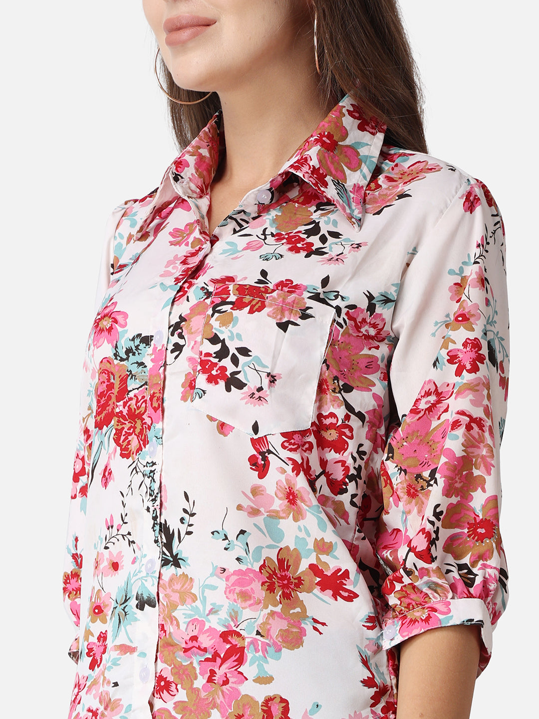 SCORPIUS Floral Printed Casual Shirt