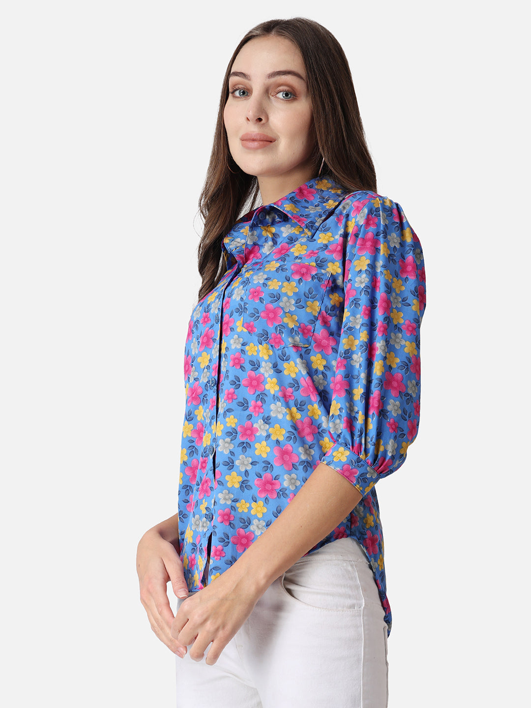 SCORPIUS Floral Printed Casual Shirt