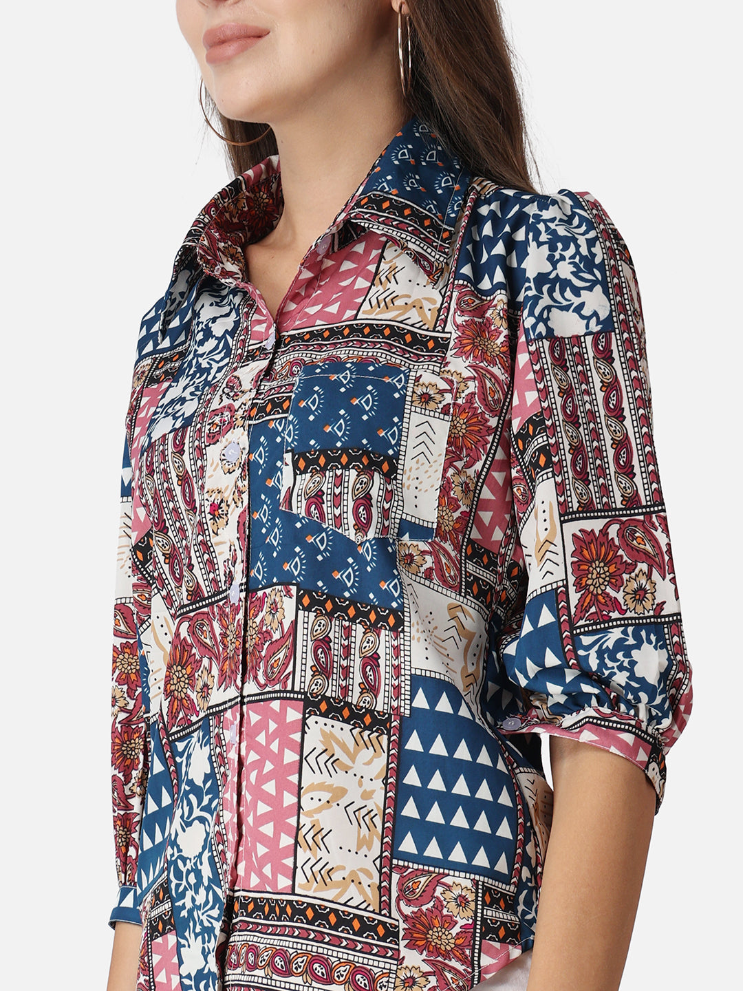 SCORPIUS Ethnic Motifs Printed Casual Shirt