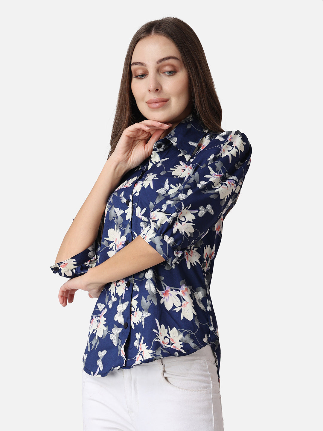 SCORPIUS Floral Printed Casual Shirt