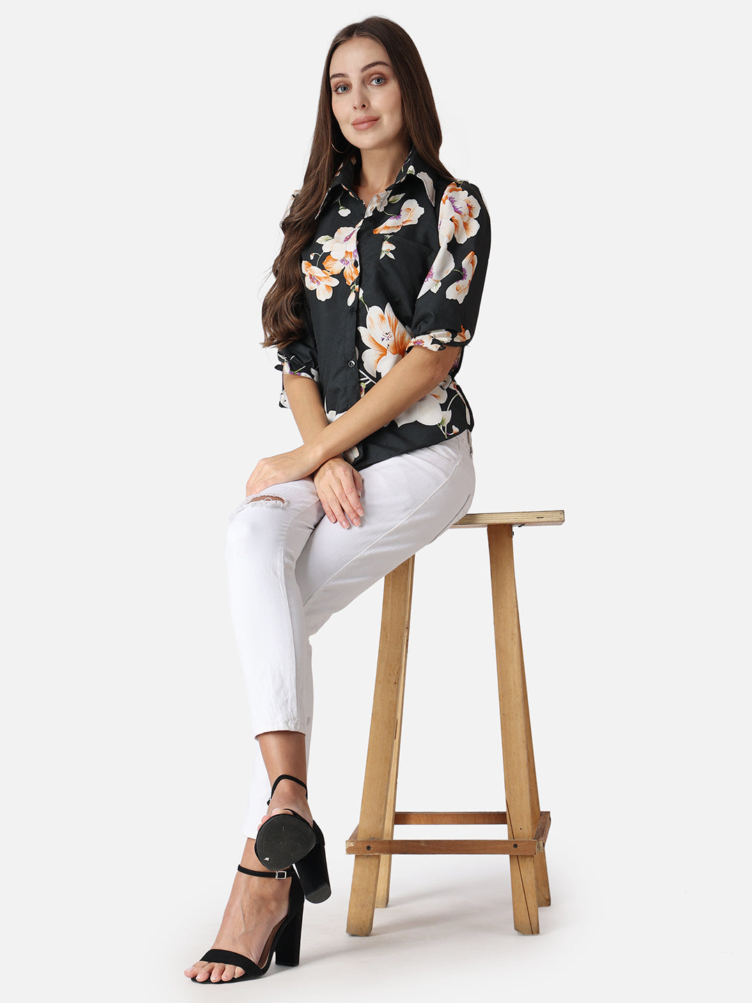 SCORPIUS Floral Printed Casual Shirt