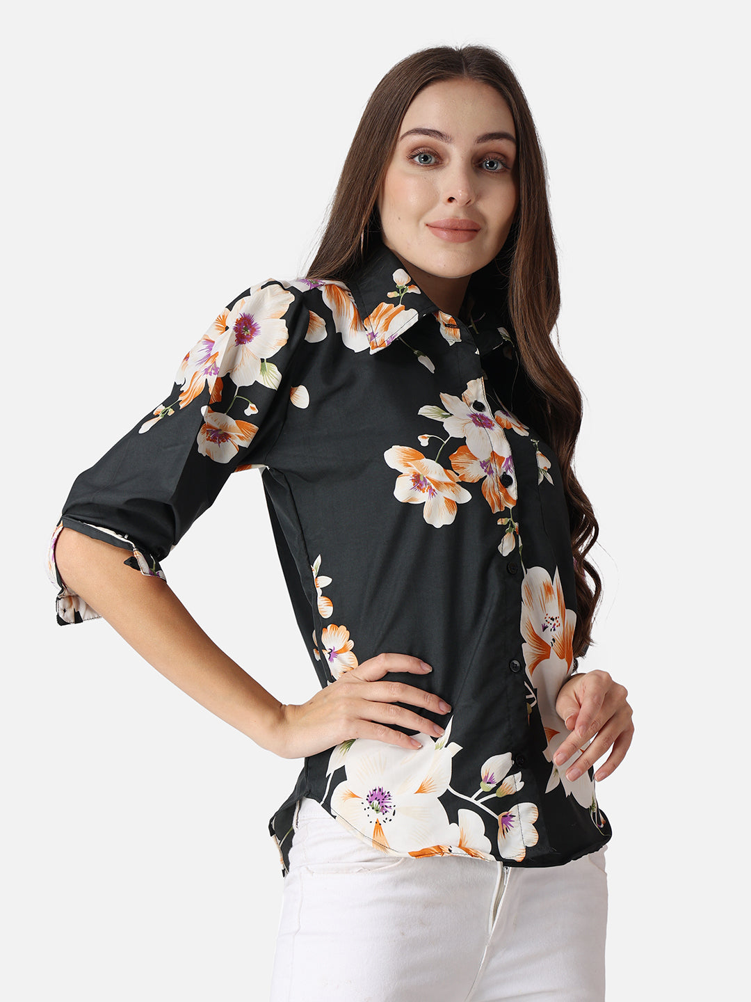 SCORPIUS Floral Printed Casual Shirt