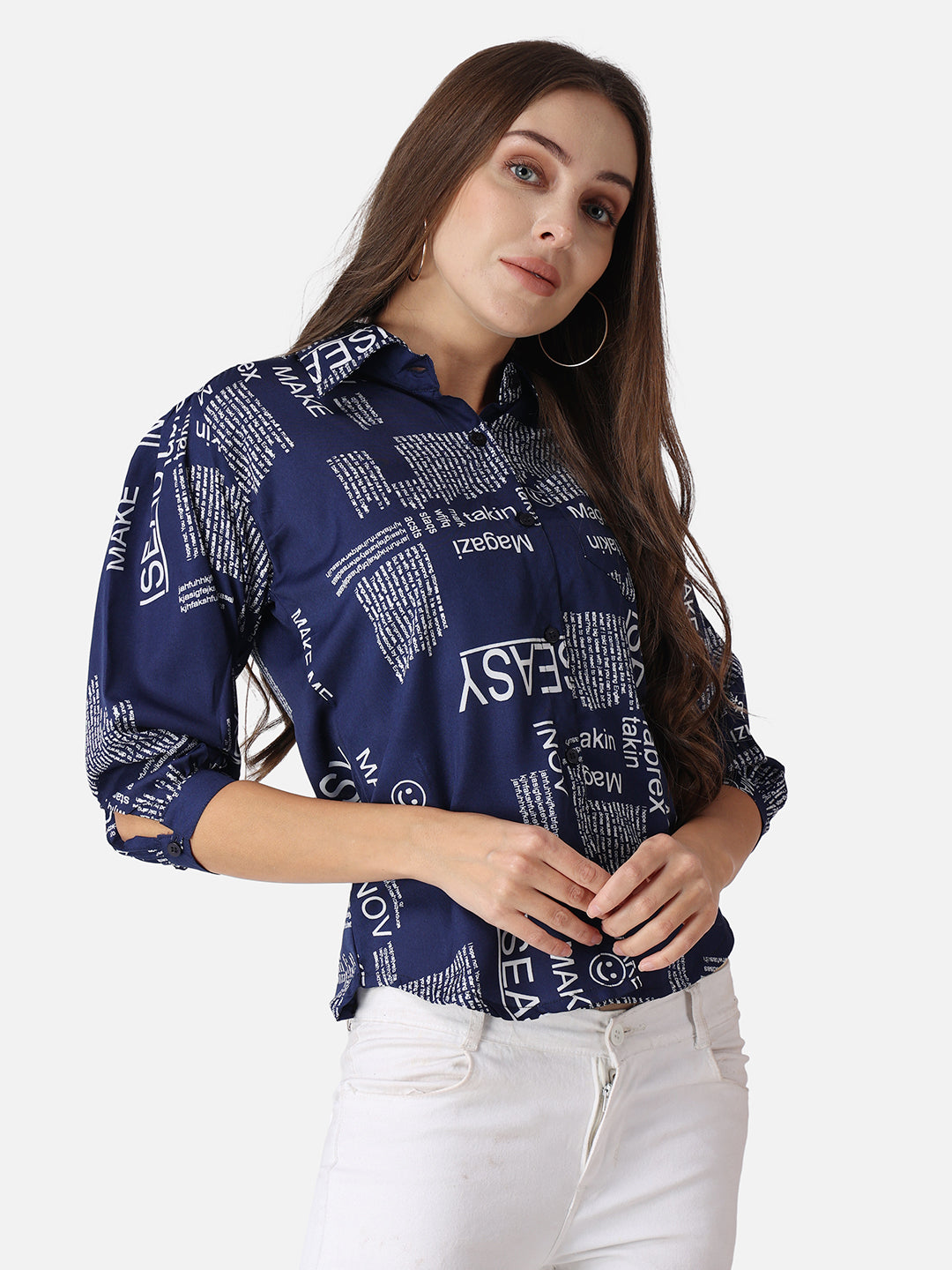 SCORPIUS Typography Printed Casual Shirt