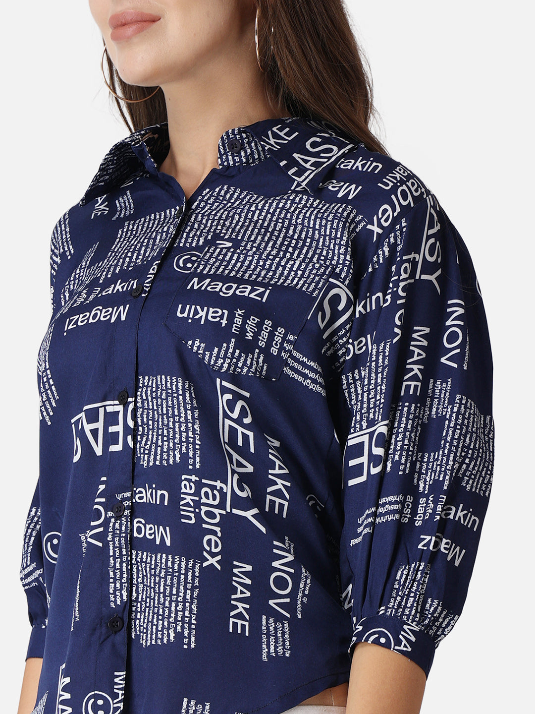 SCORPIUS Typography Printed Casual Shirt