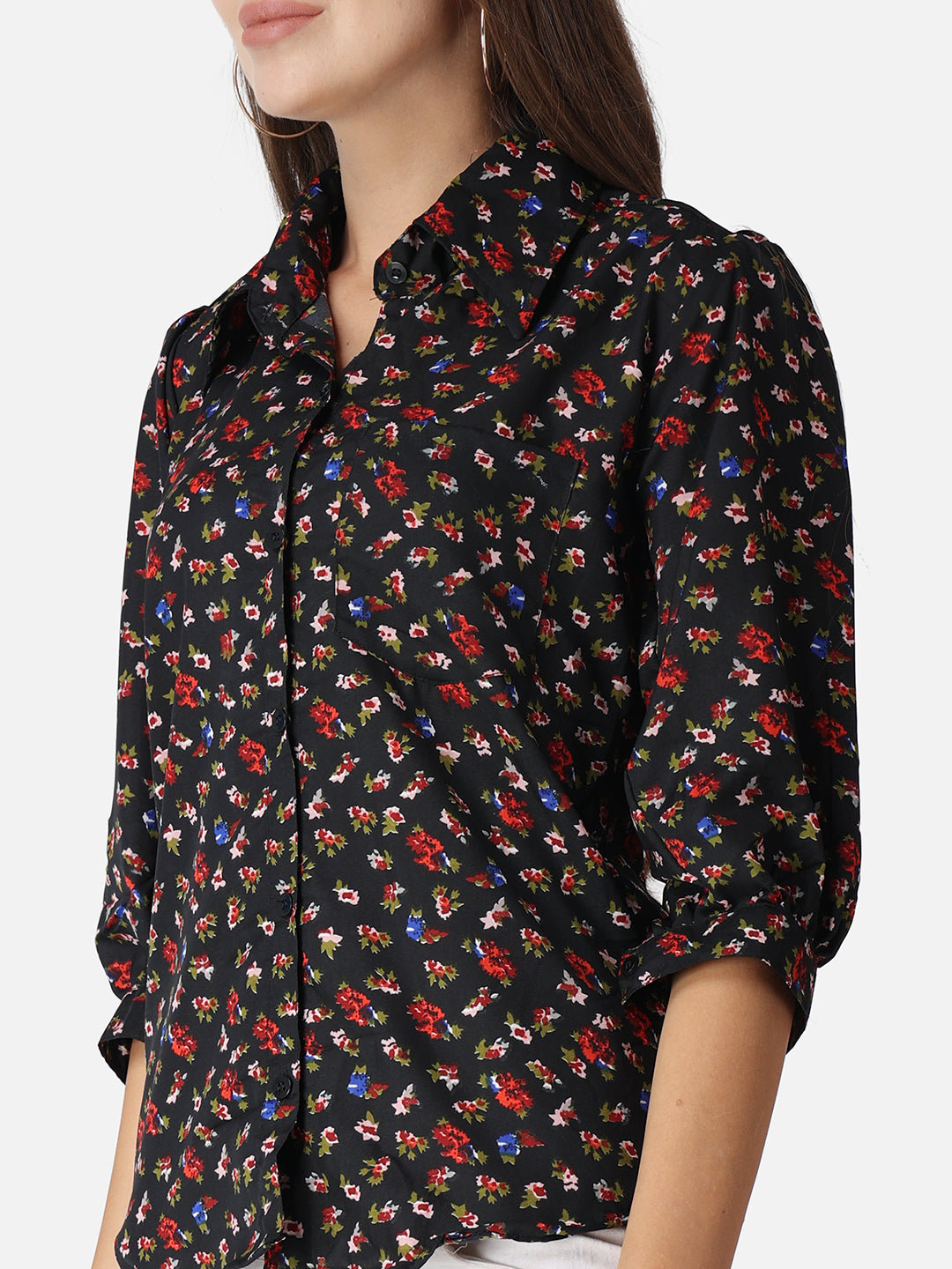 SCORPIUS Floral Printed Classic Fit Casual Shirt