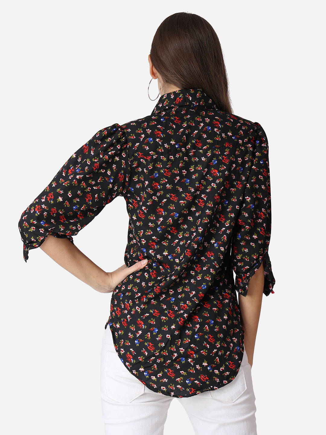 SCORPIUS Floral Printed Classic Fit Casual Shirt