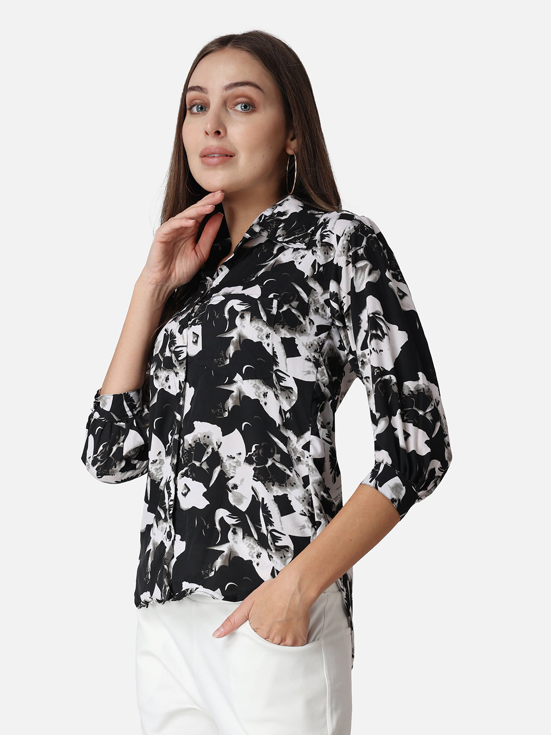 SCORPIUS Floral Printed Casual Shirt