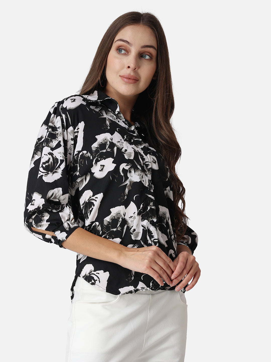 SCORPIUS Floral Printed Casual Shirt