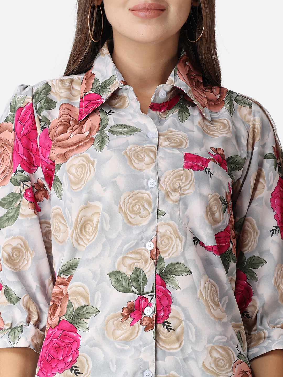 SCORPIUS Floral Printed Casual Shirt