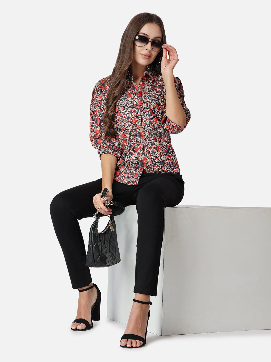 SCORPIUS Floral Printed Casual Shirt