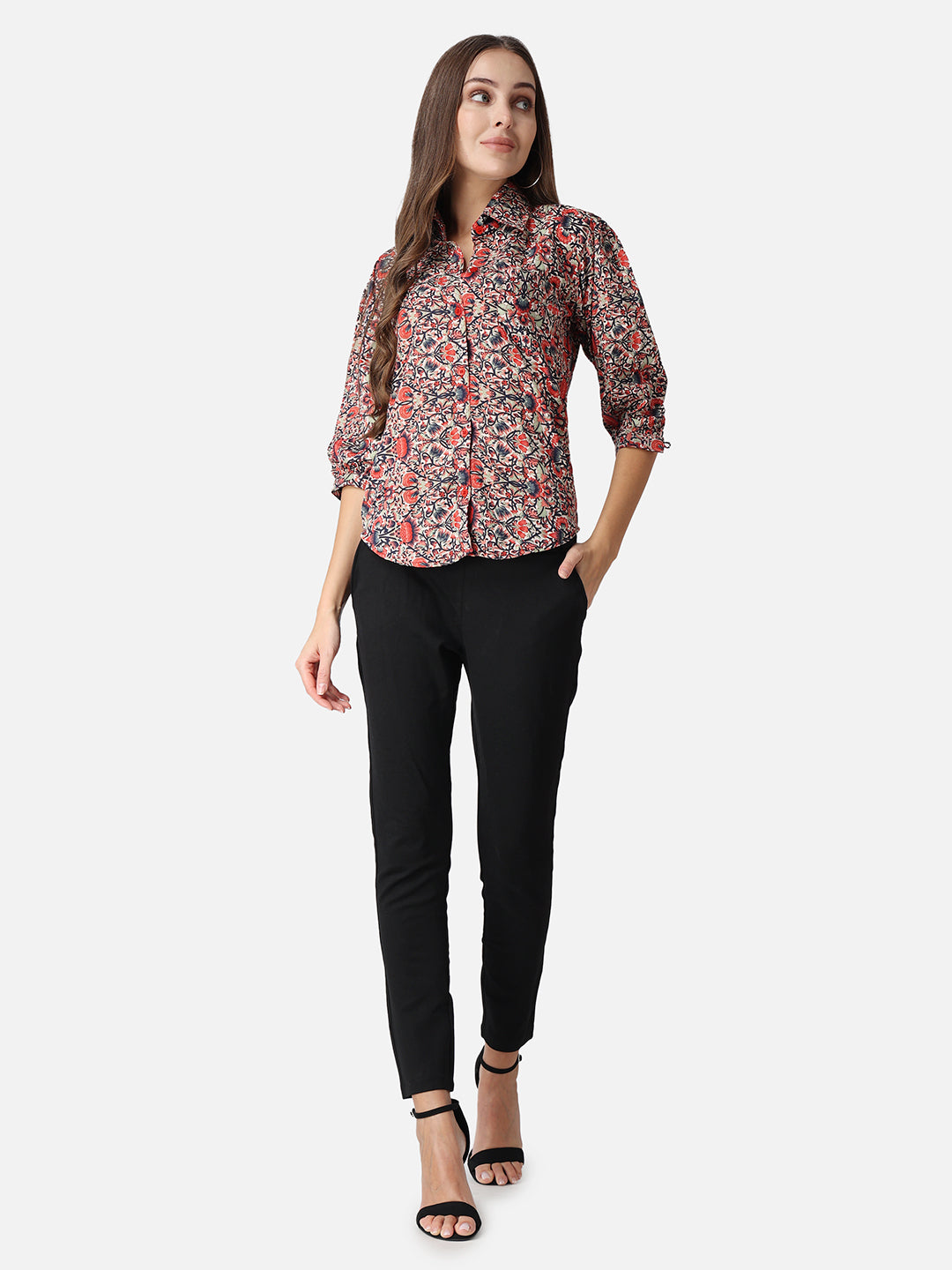 SCORPIUS Floral Printed Casual Shirt