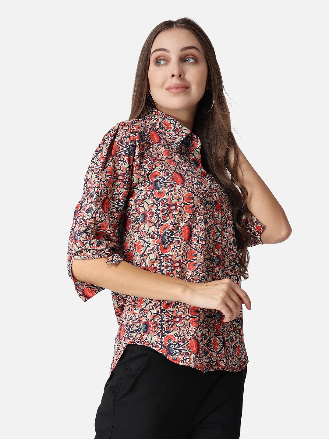 SCORPIUS Floral Printed Casual Shirt