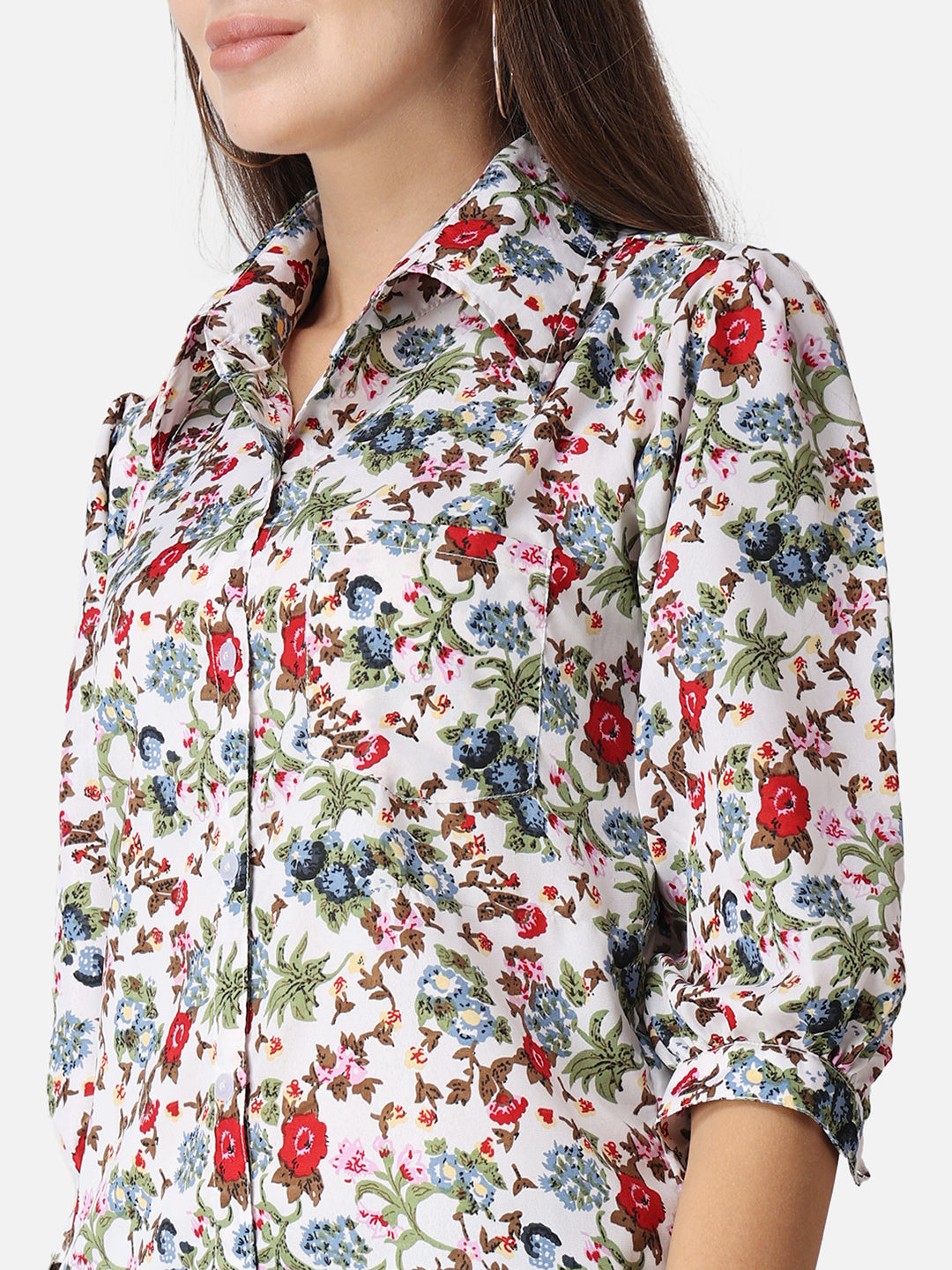 SCORPIUS Floral Printed Casual Shirt