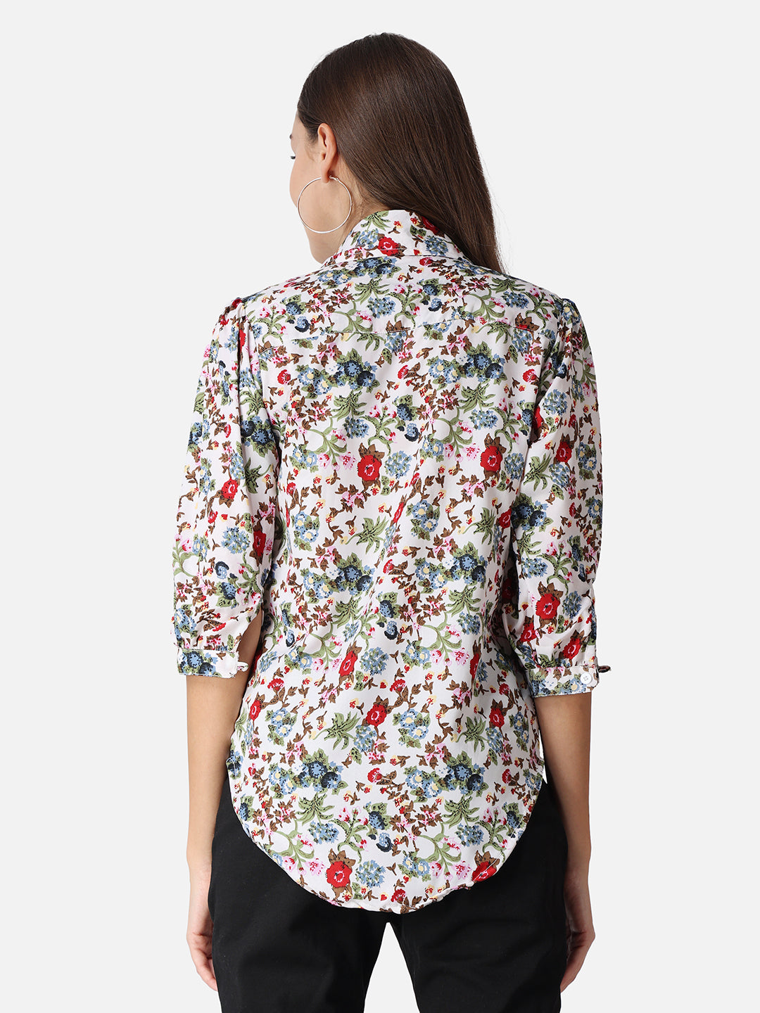 SCORPIUS Floral Printed Casual Shirt