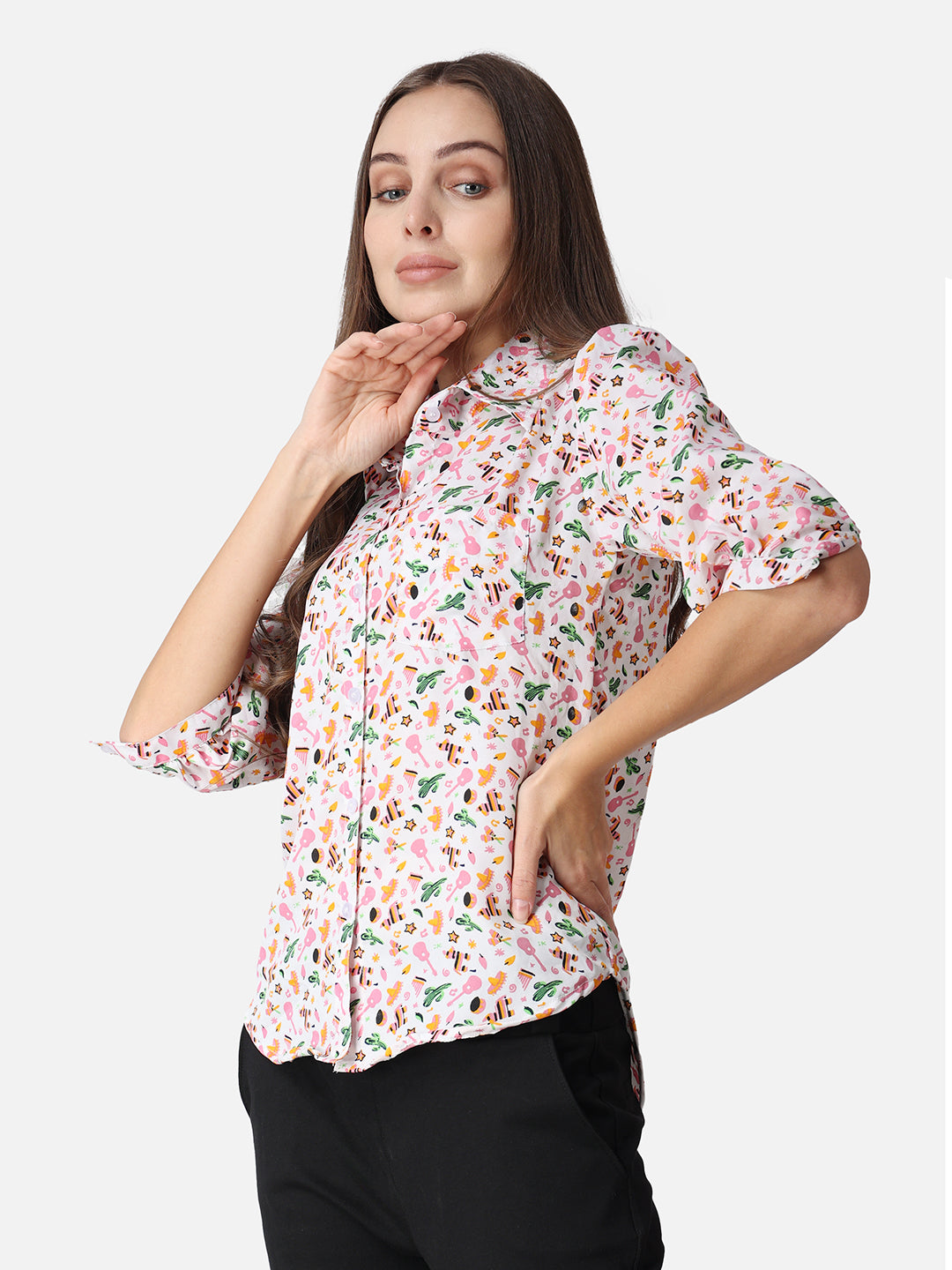 SCORPIUS Conversational Printed Casual Shirt