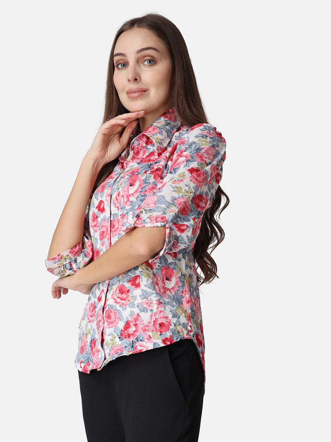 SCORPIUS Floral Printed Casual Shirt