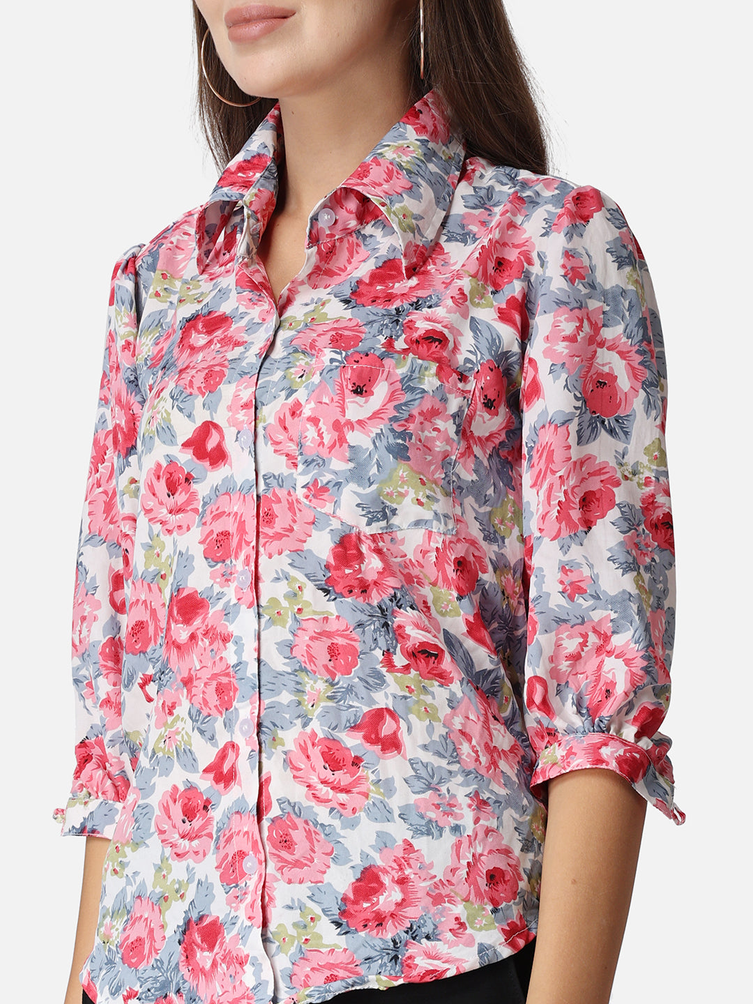 SCORPIUS Floral Printed Casual Shirt