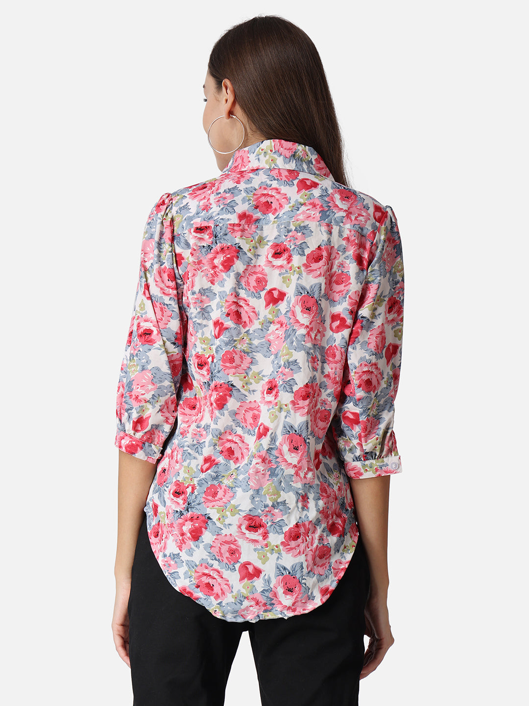 SCORPIUS Floral Printed Casual Shirt