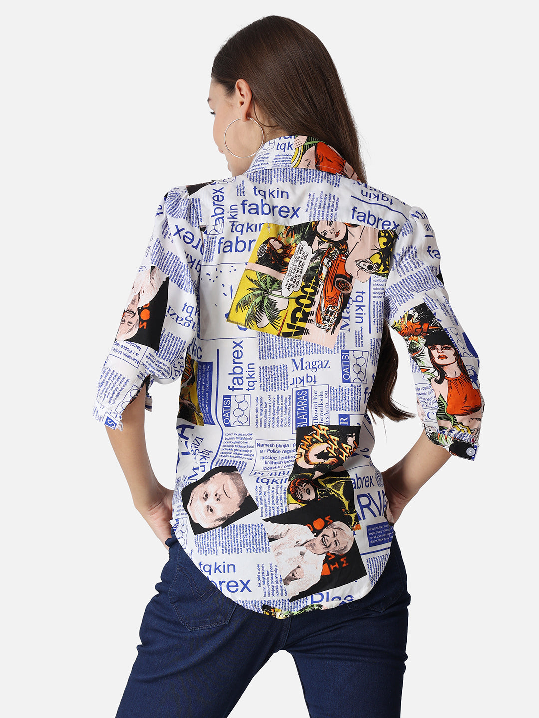 SCORPIUS Typography Printed Casual Shirt