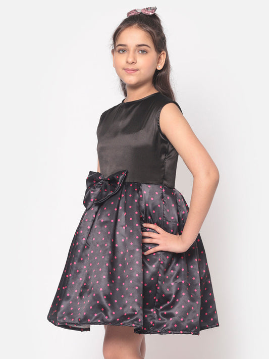 MINOS Floral Satin Dress
