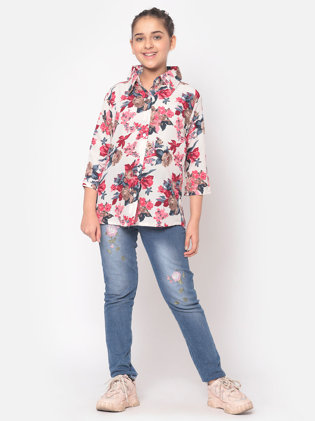 MINOS Floral Shirt