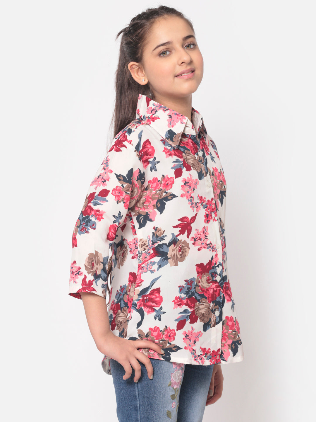 MINOS Floral Shirt