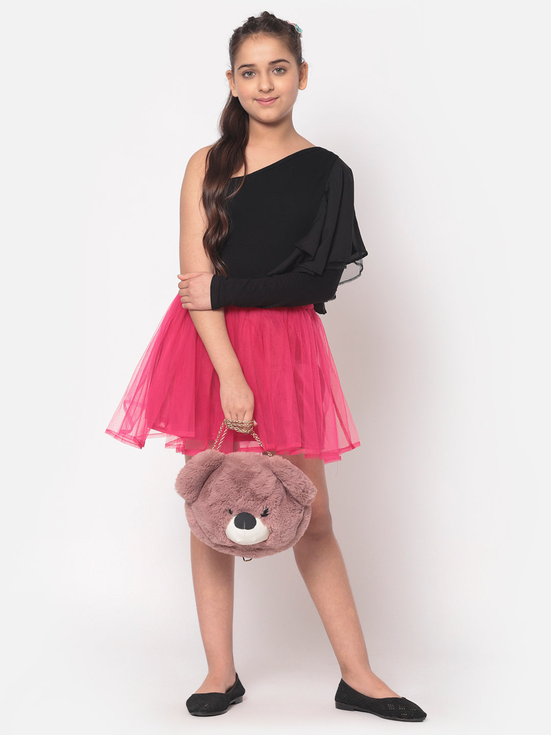 MINOS Pink Net Skirt