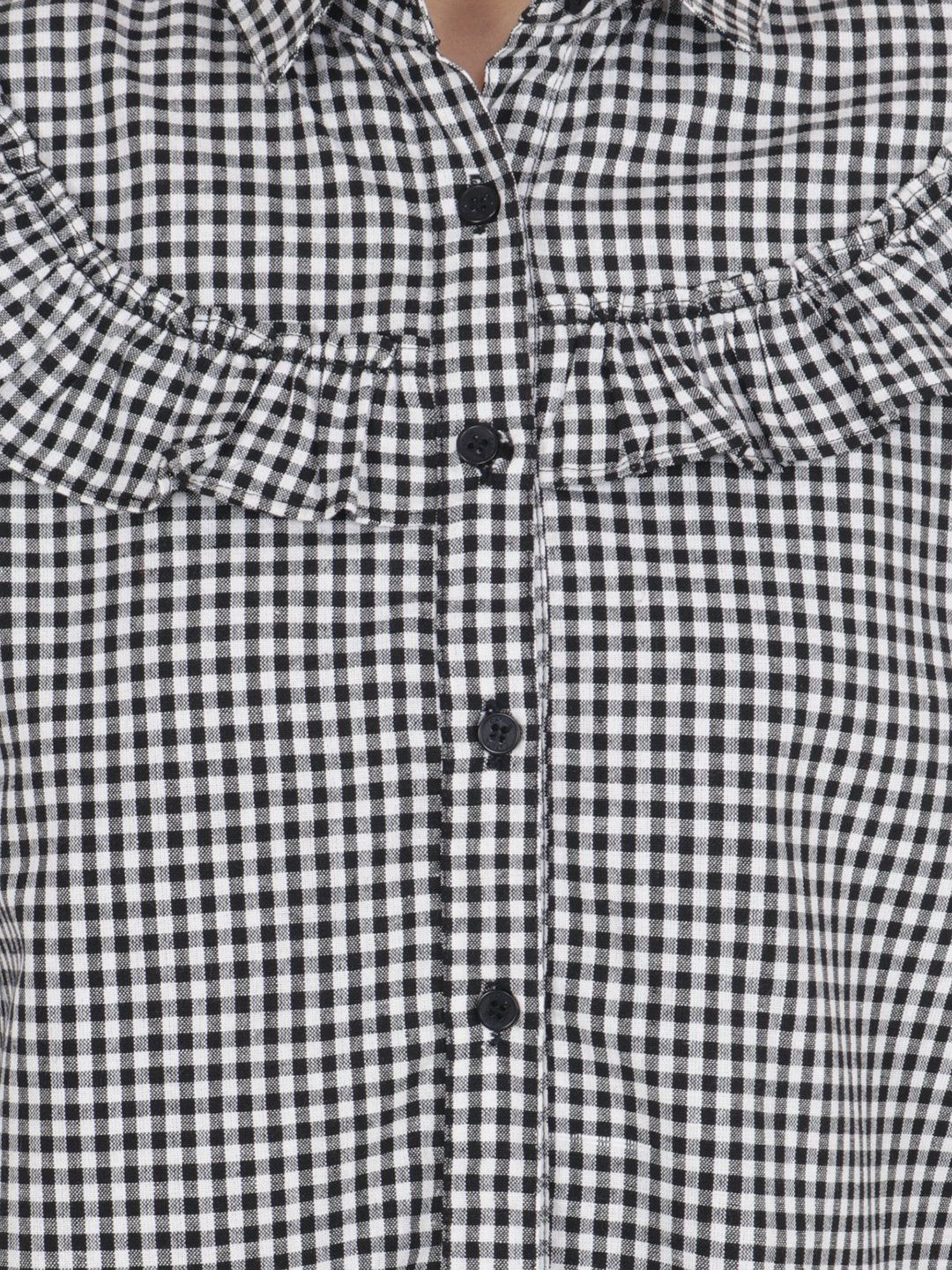 Black Checkered Shirt