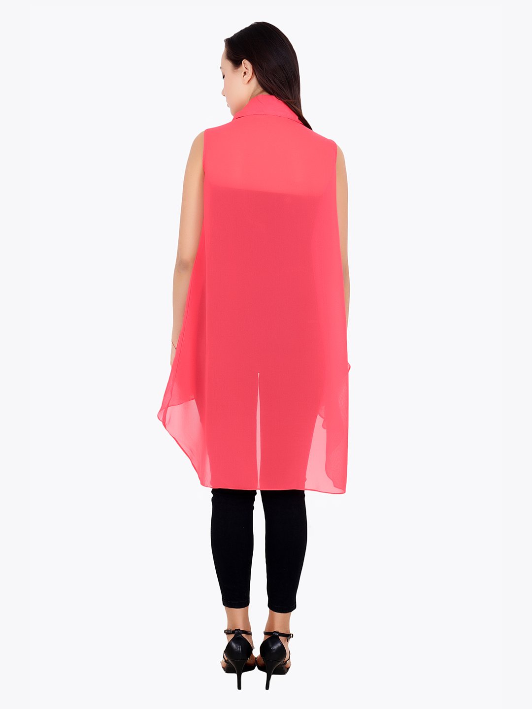 Pink Solid Shrug