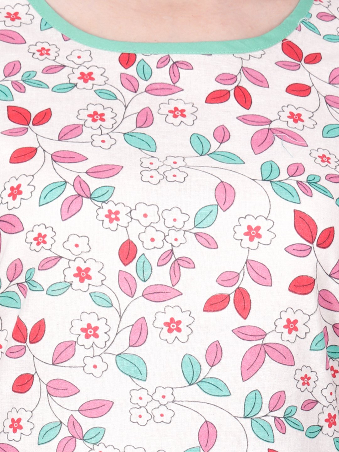 SCORPIUS WHITE PRINTED KURTA