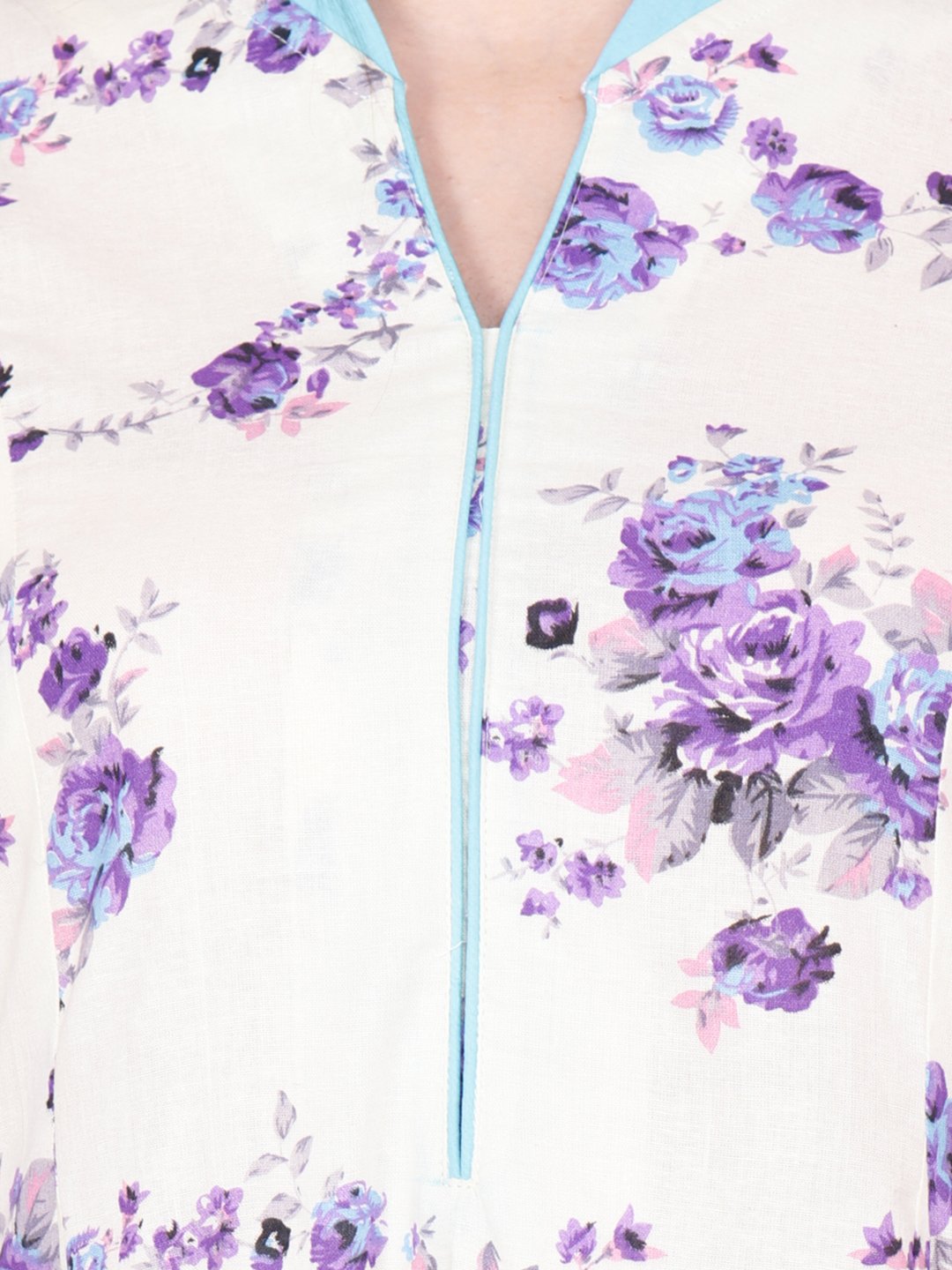 SCORPIUS OFF WHITE PRINTED KURTA